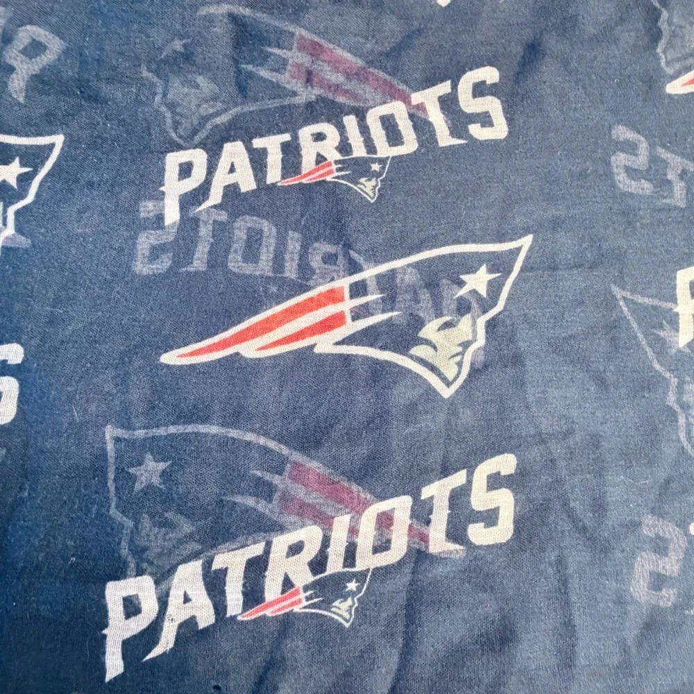 New England Patriots Sheer Logo Infinity Fan Bohemian Superbowl Football Scarf